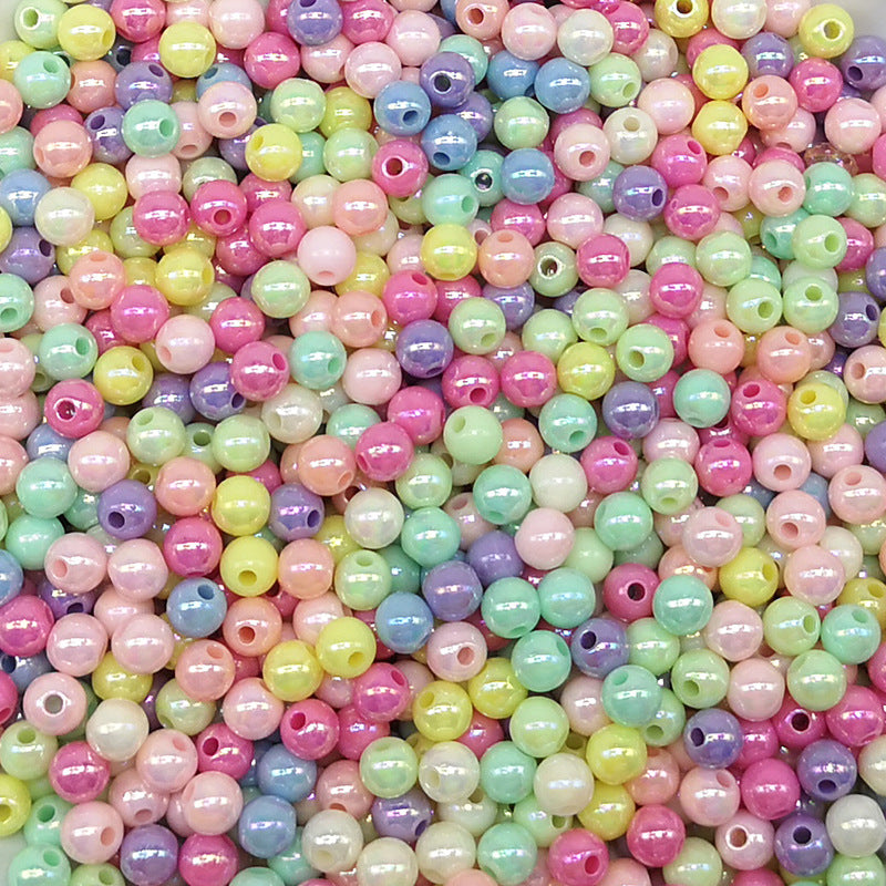 Wholesale 50PCS/PACK  Acrylic Round DIY Resin Beads